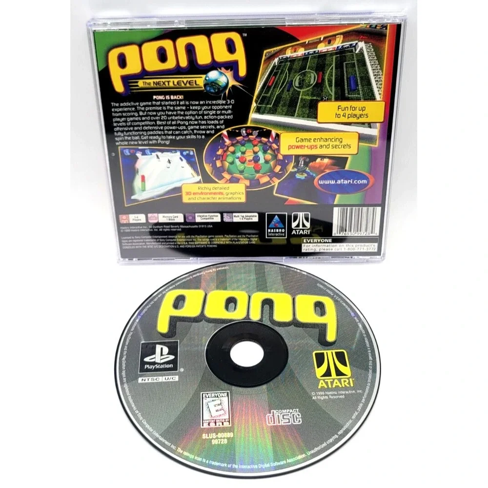 Pong The Next Level PS1‎ PlayStation 1 Complete IN BOX CIB